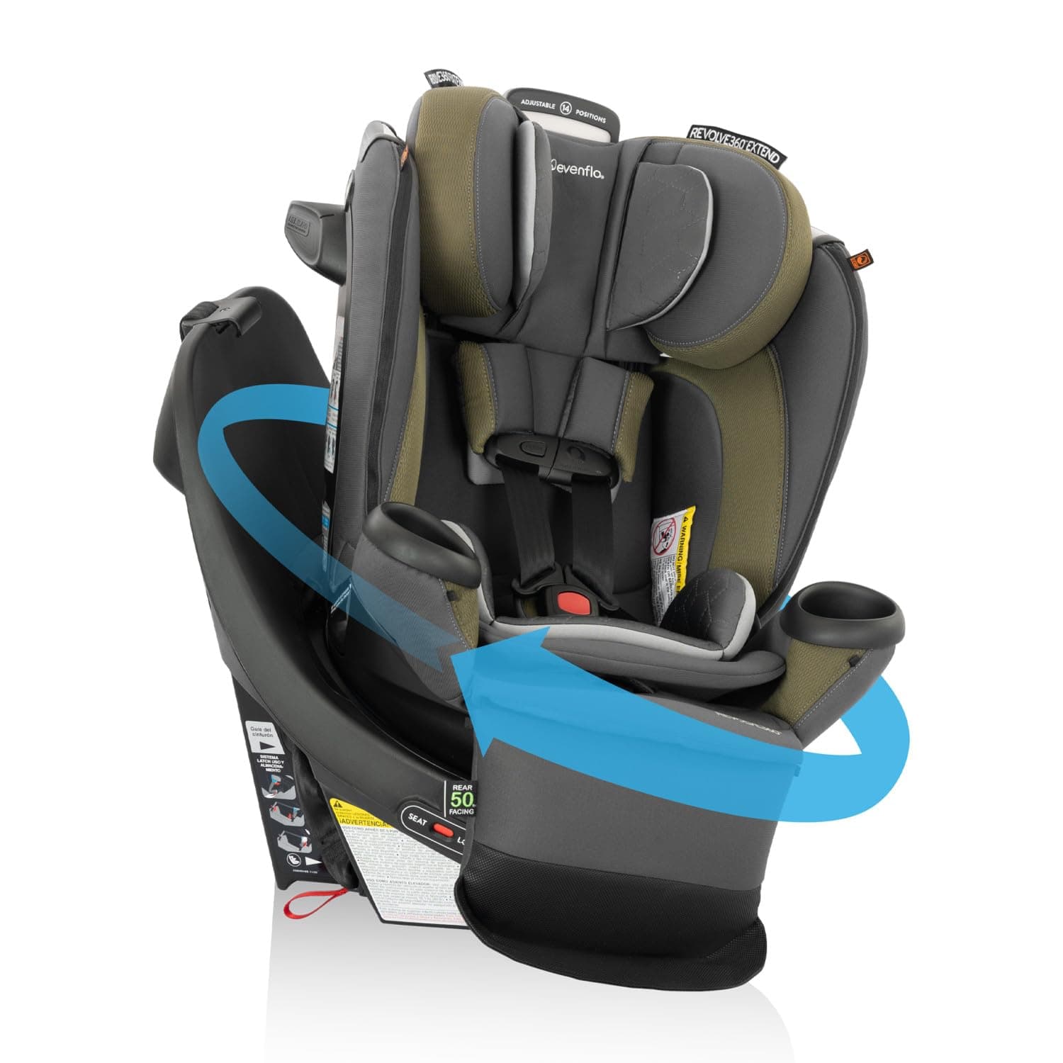Evenflo Revolve360 Extend All-in-One Rotational Car Seat