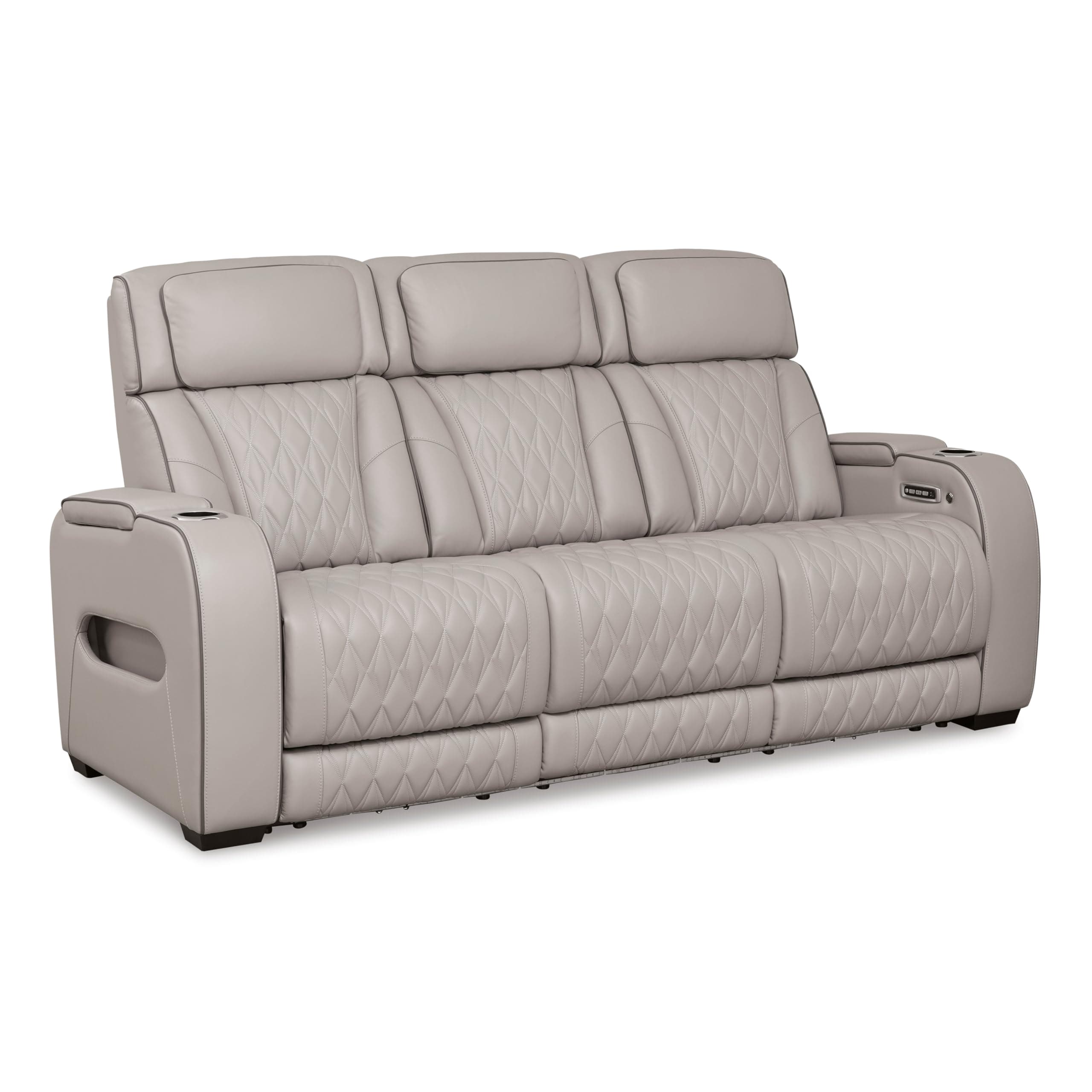 Signature Design by Ashley Power Reclining Sofa with USB and LED