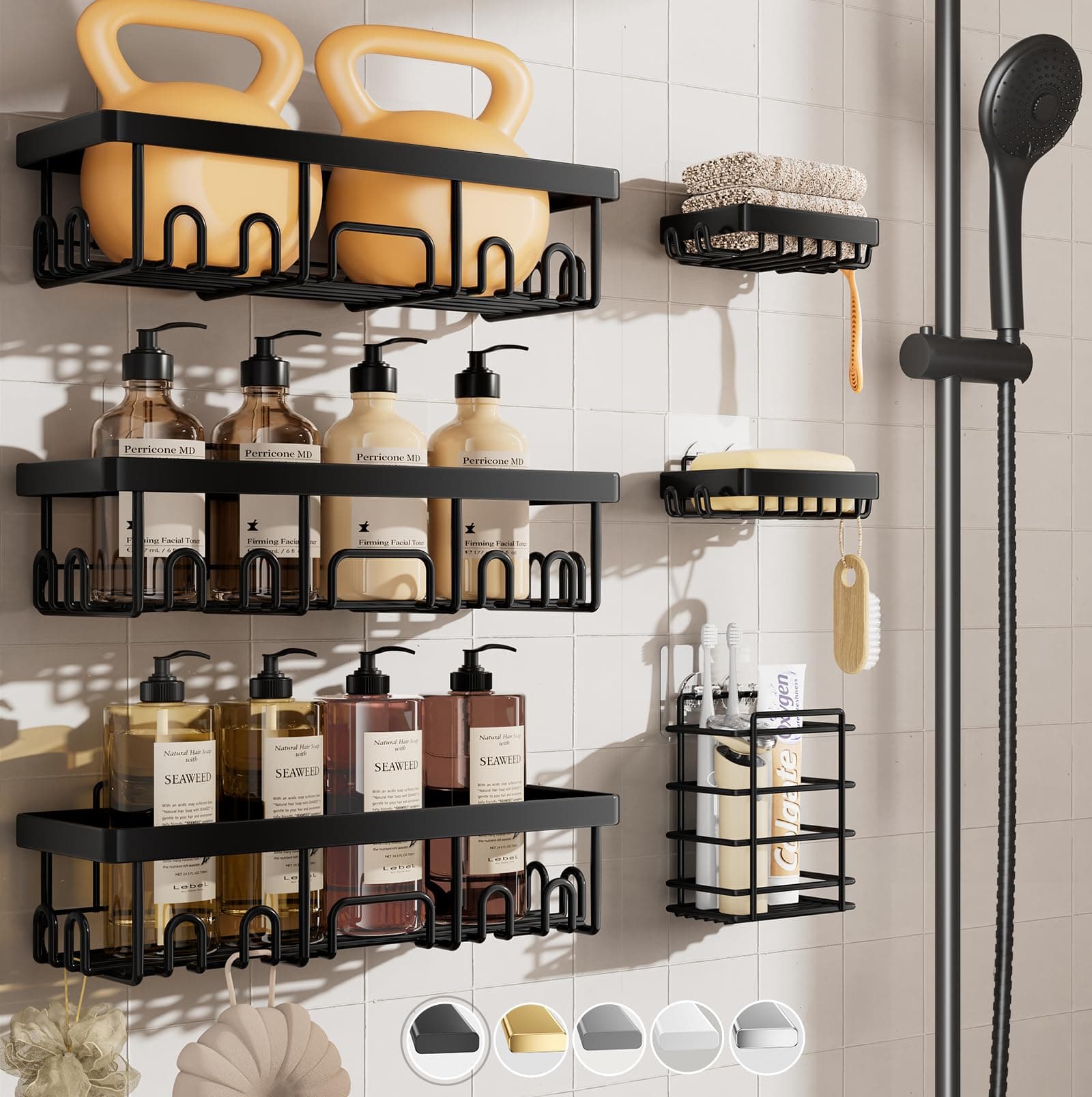 Veken Adhesive Shower Caddy