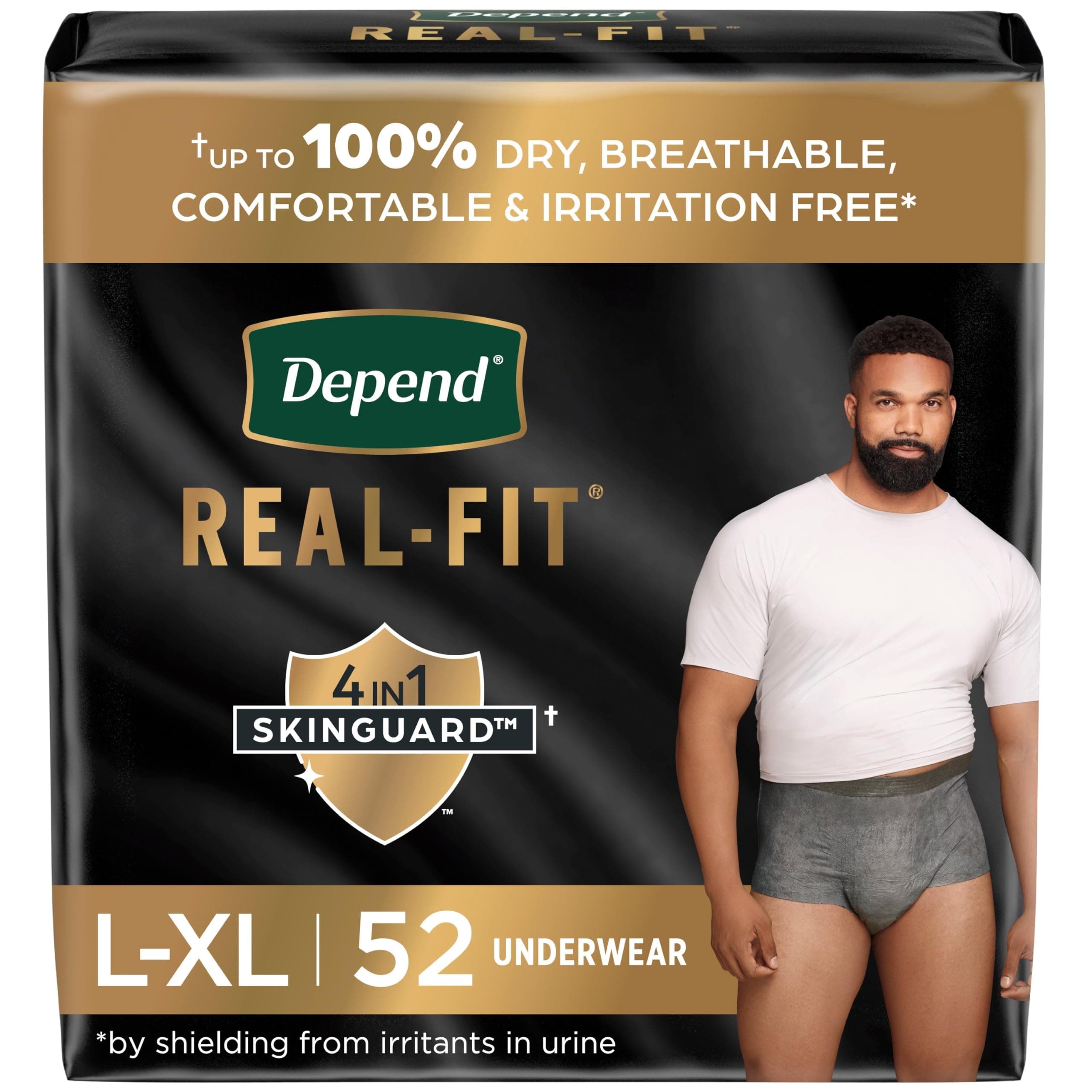 Depend Real Fit Men's Underwear