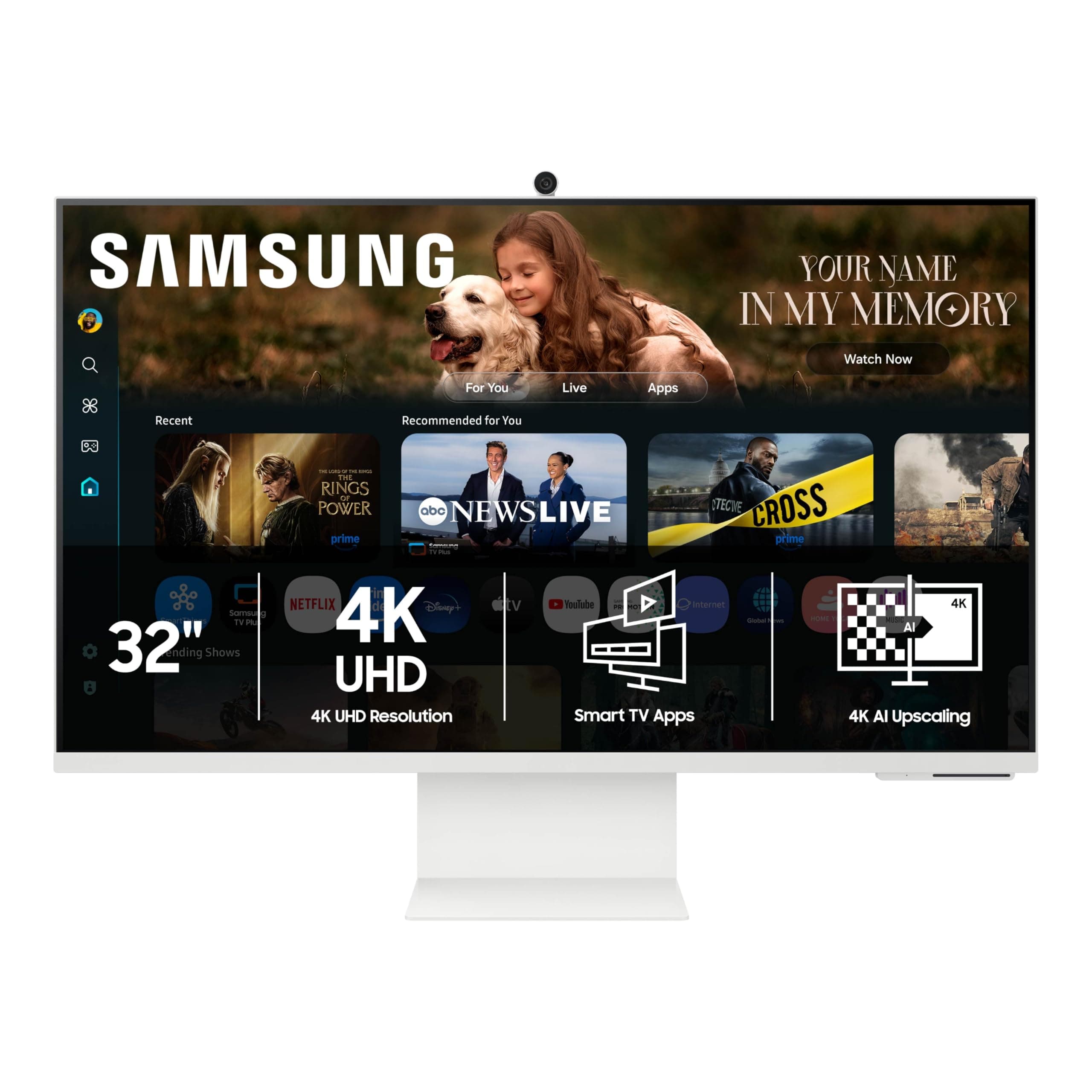 Samsung 32" 4K UHD Smart Monitor