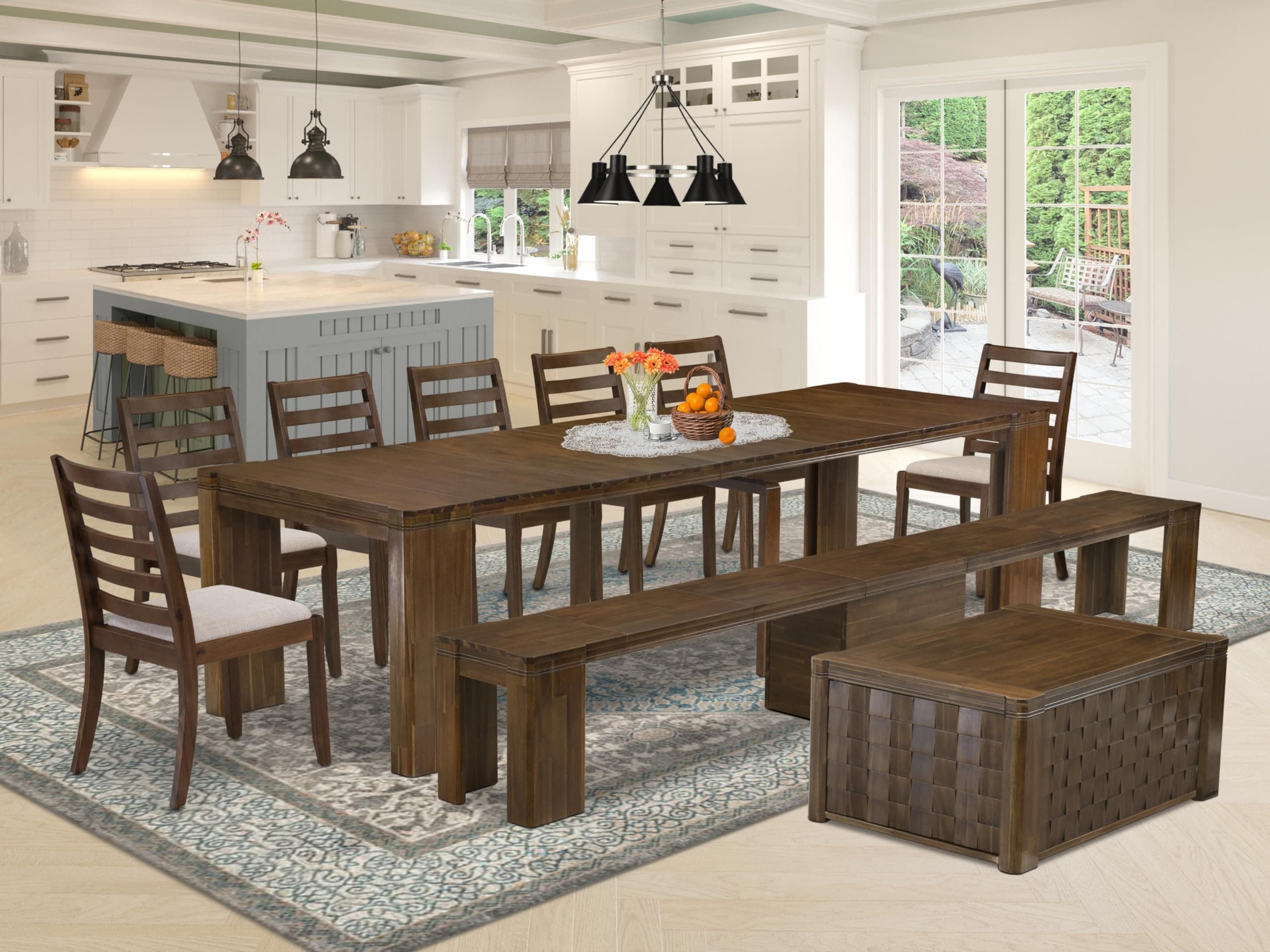 Luxe by East West Furniture Table Set