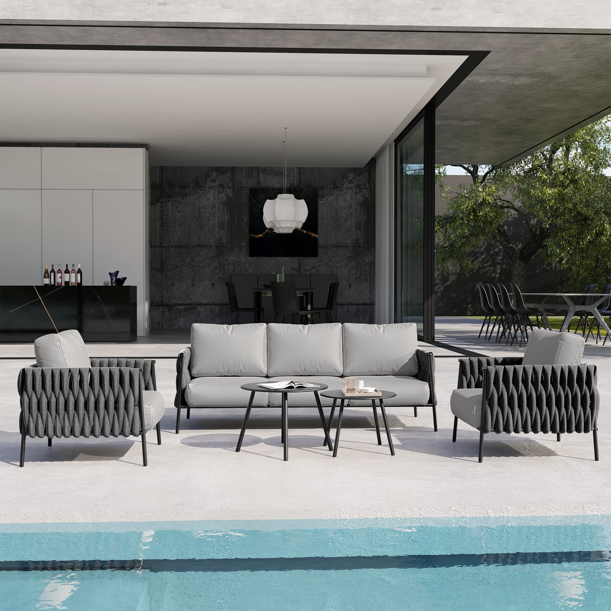 EAST OAK Patio Furniture Set