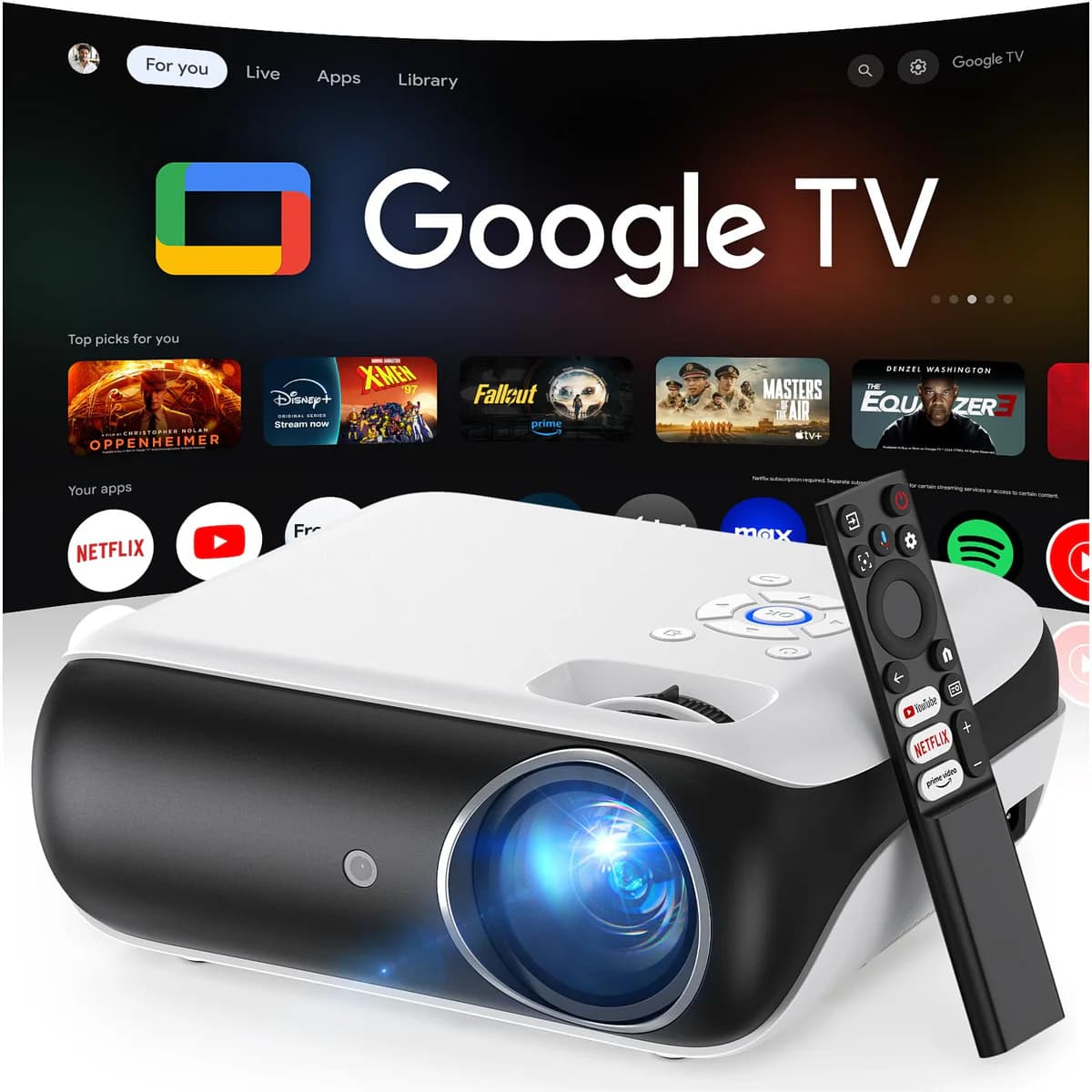 HAPPRUN Portable Mini Projector