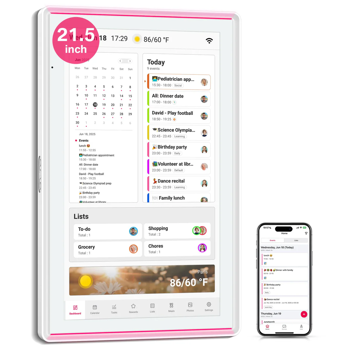 BIGASUO Digital Calendar