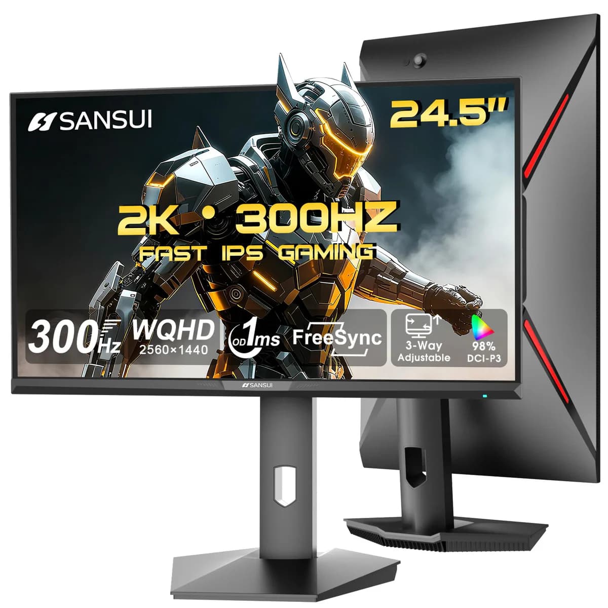 SANSUI 24.5" Gaming Monitor