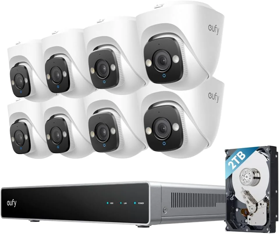 eufy 8 4K Turret PoE NVR Security System
