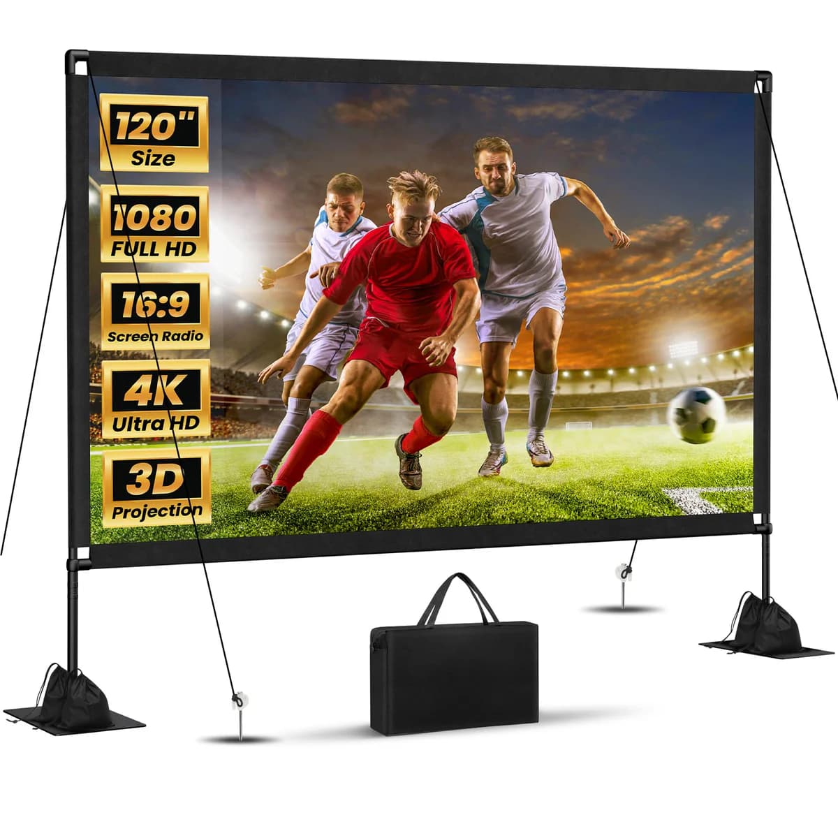 ZUVMITG Portable Projector Screen