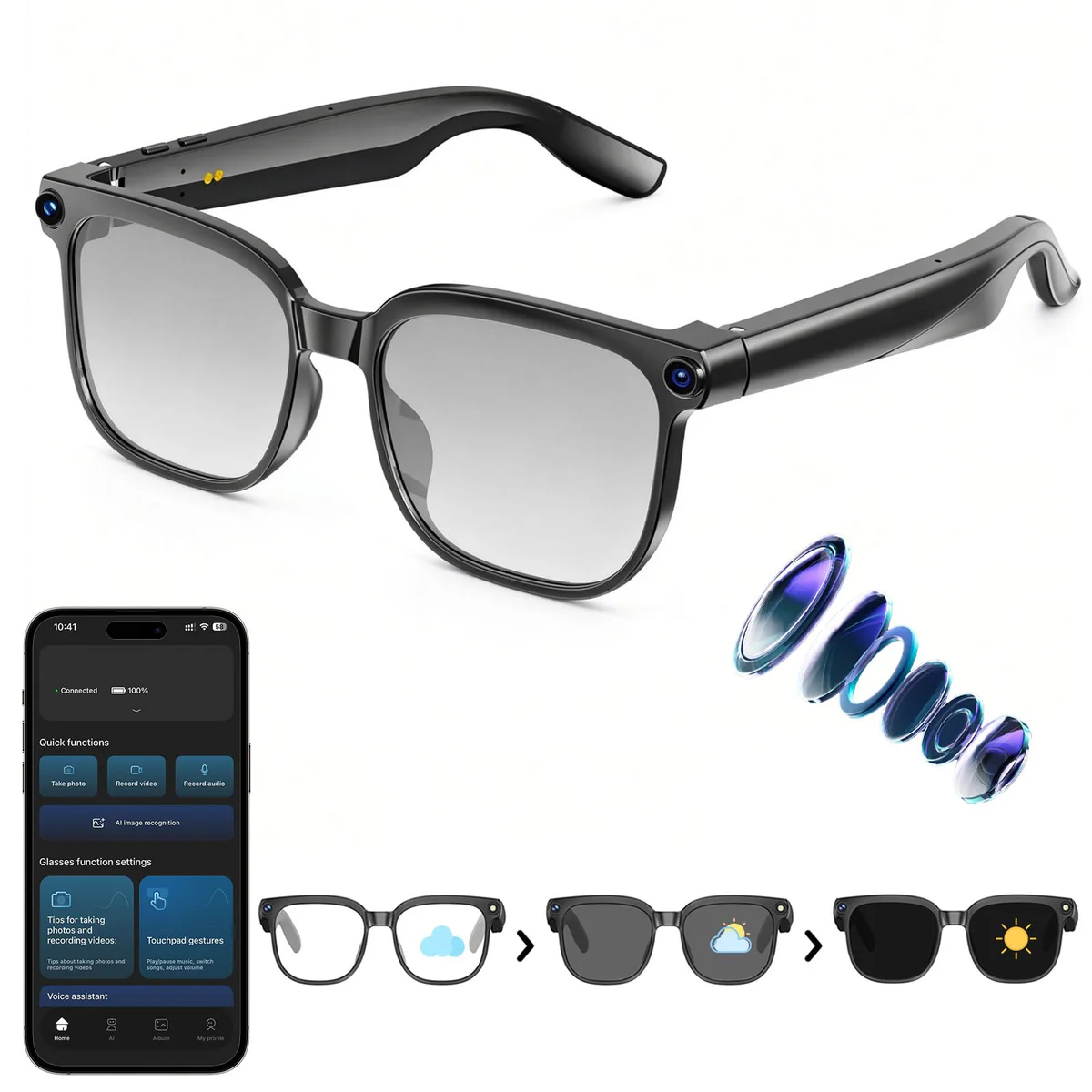 Osawalla Smart Camera Glasses