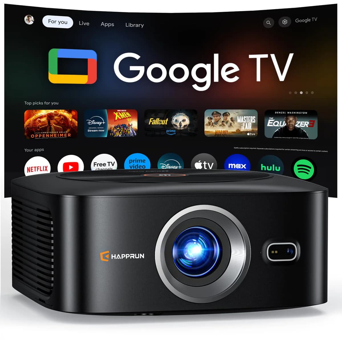HAPPRUN Smart Projector