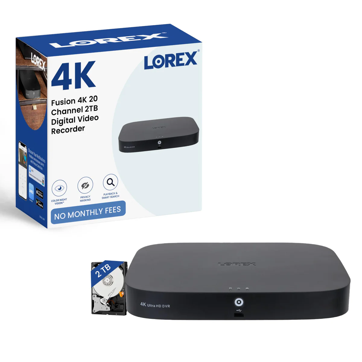 Lorex 4K Fusion 20 Channel Digital Video Recorder