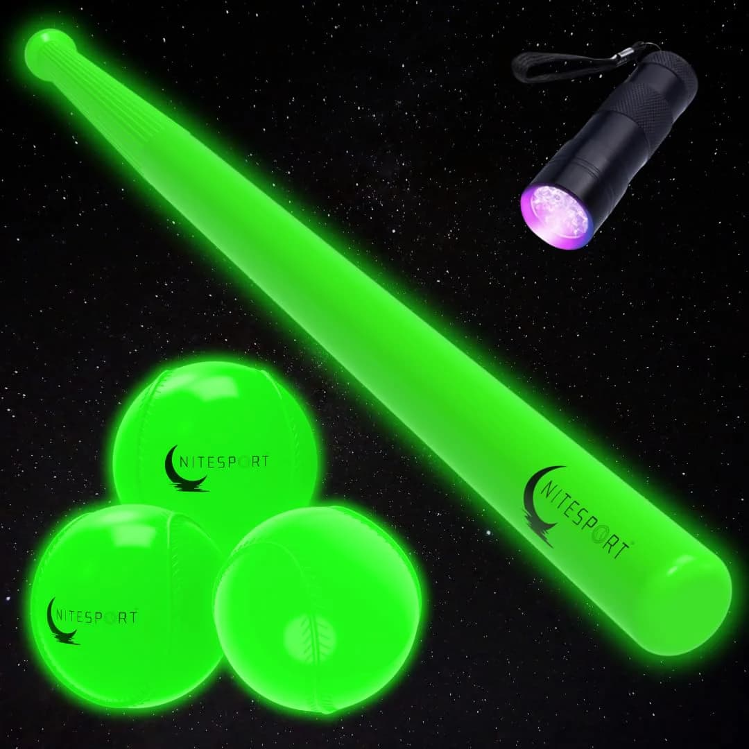 NiteSport Glow in the Dark Baseball Set