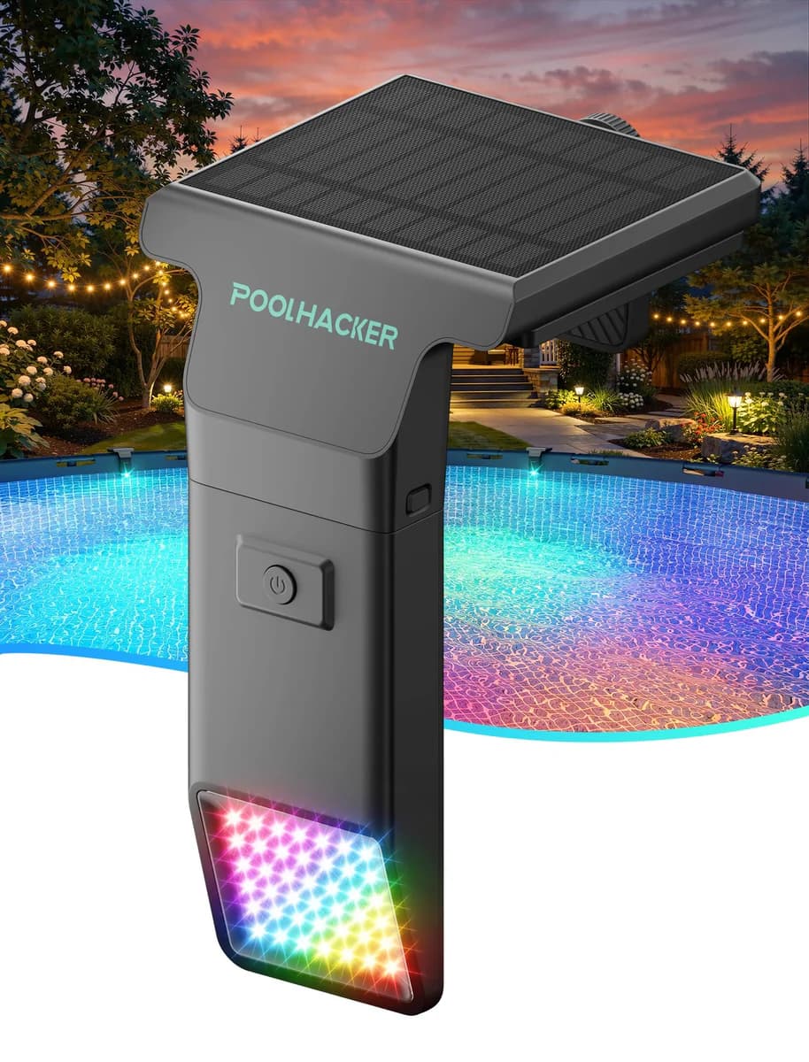 POOLHACKER Solar Floating Pool Light