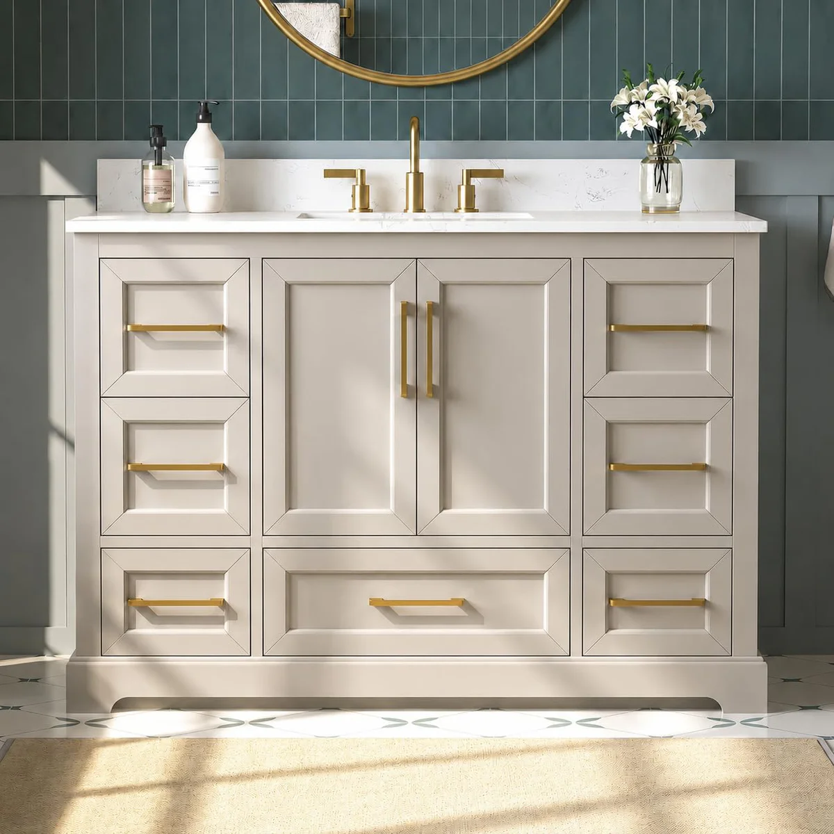 DELUXE LIVING Bathroom Vanity