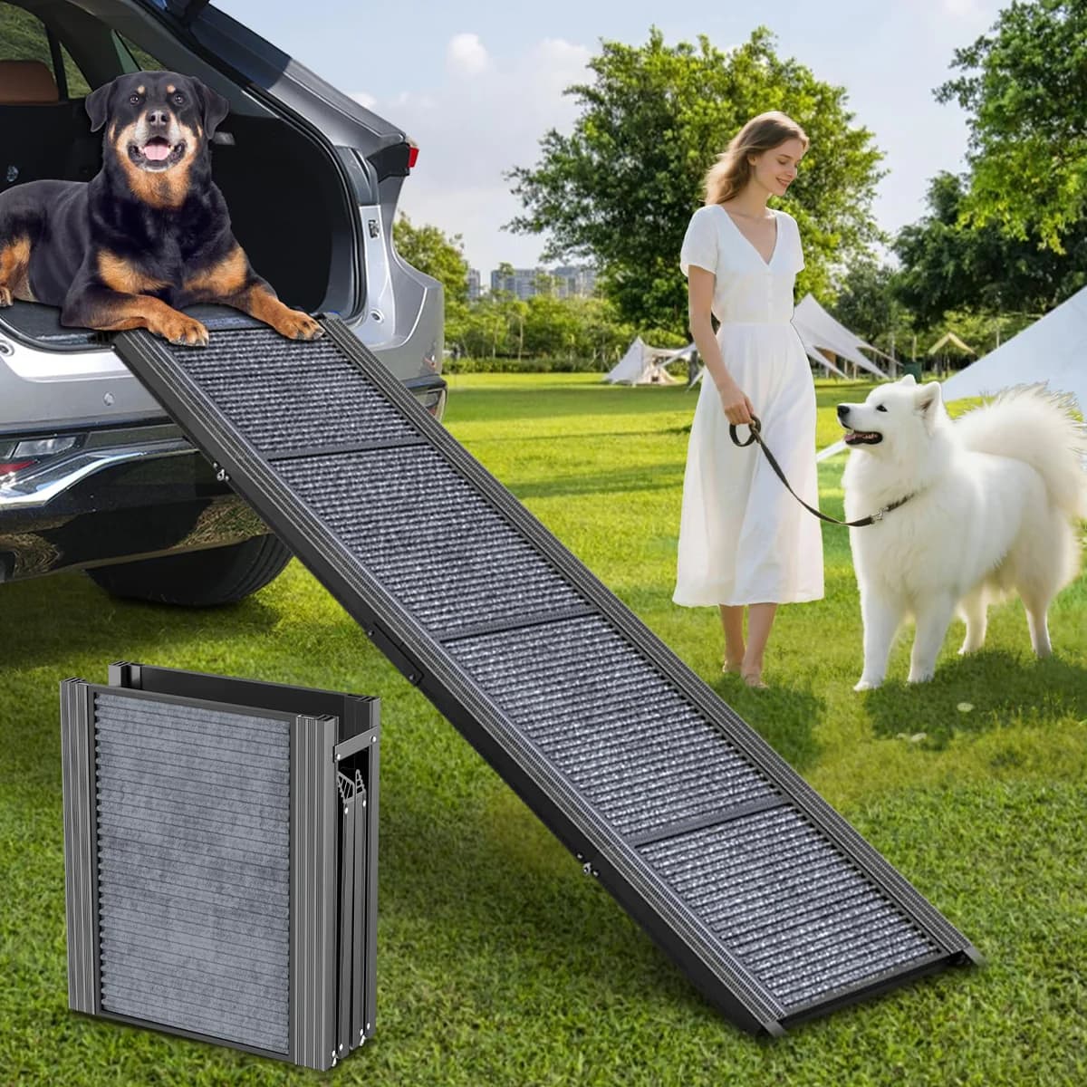 PetRuna Folding Dog Ramp