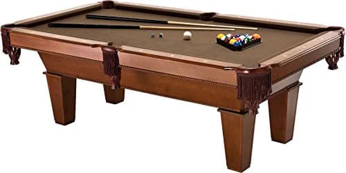 Fat Cat by GLD PRODUCTS Frisco 7.5’ Pool Table with Classic Style Billiard Pockets and Contemporary Straight Legs