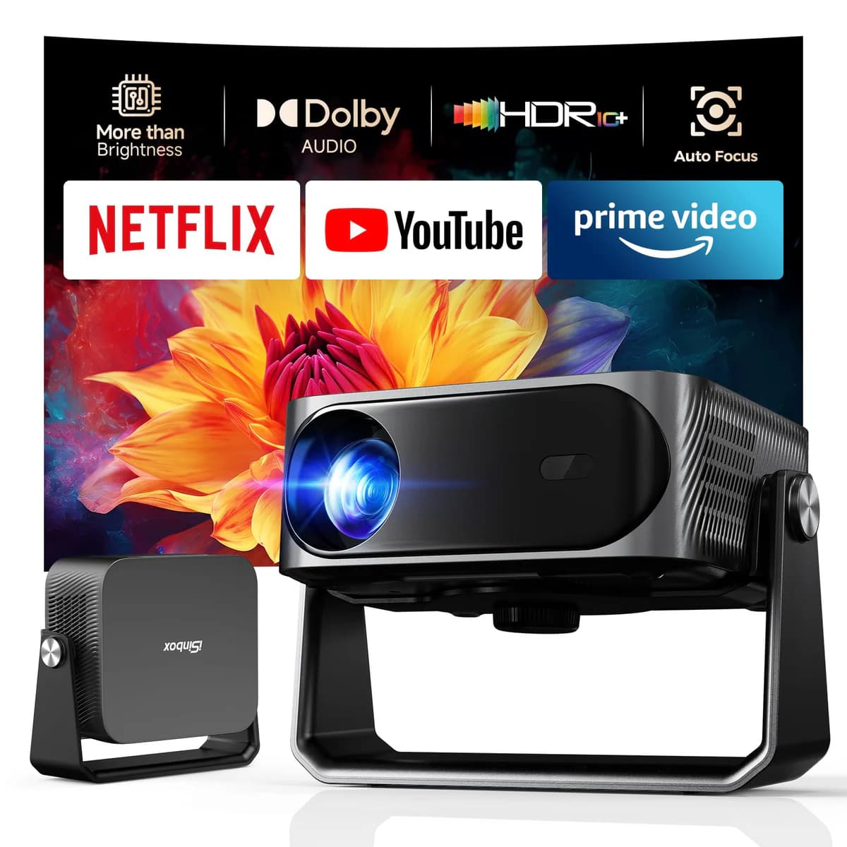 iSinbox Smart Projector with Dolby Audio and HDR10+