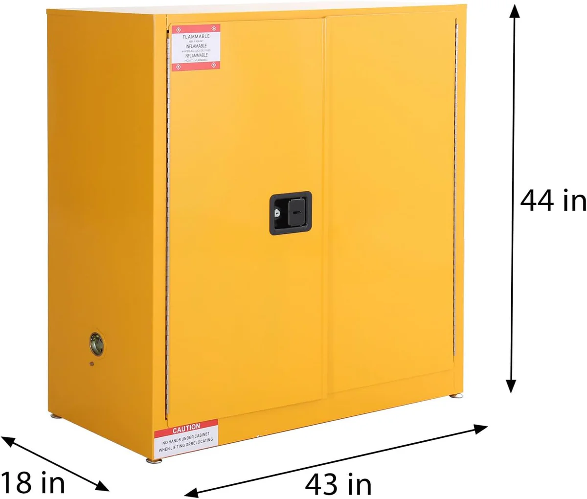 Garvee Flammable Liquid Storage Cabinet with 1 Shelf